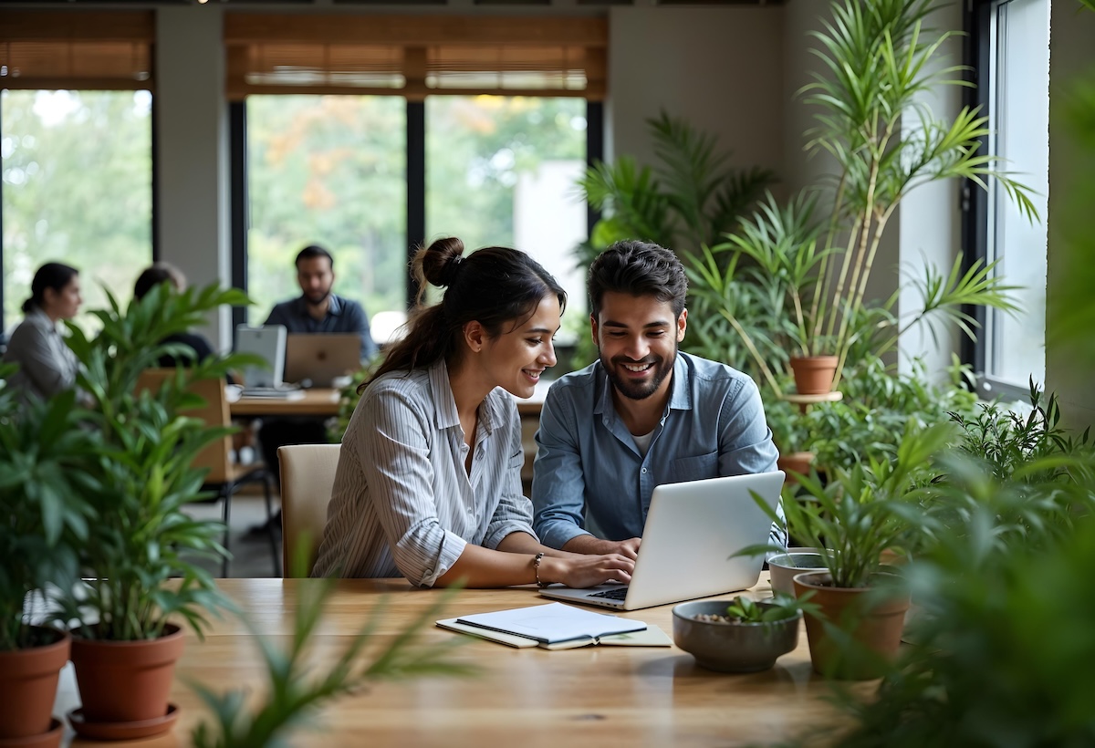 Engineering team at work